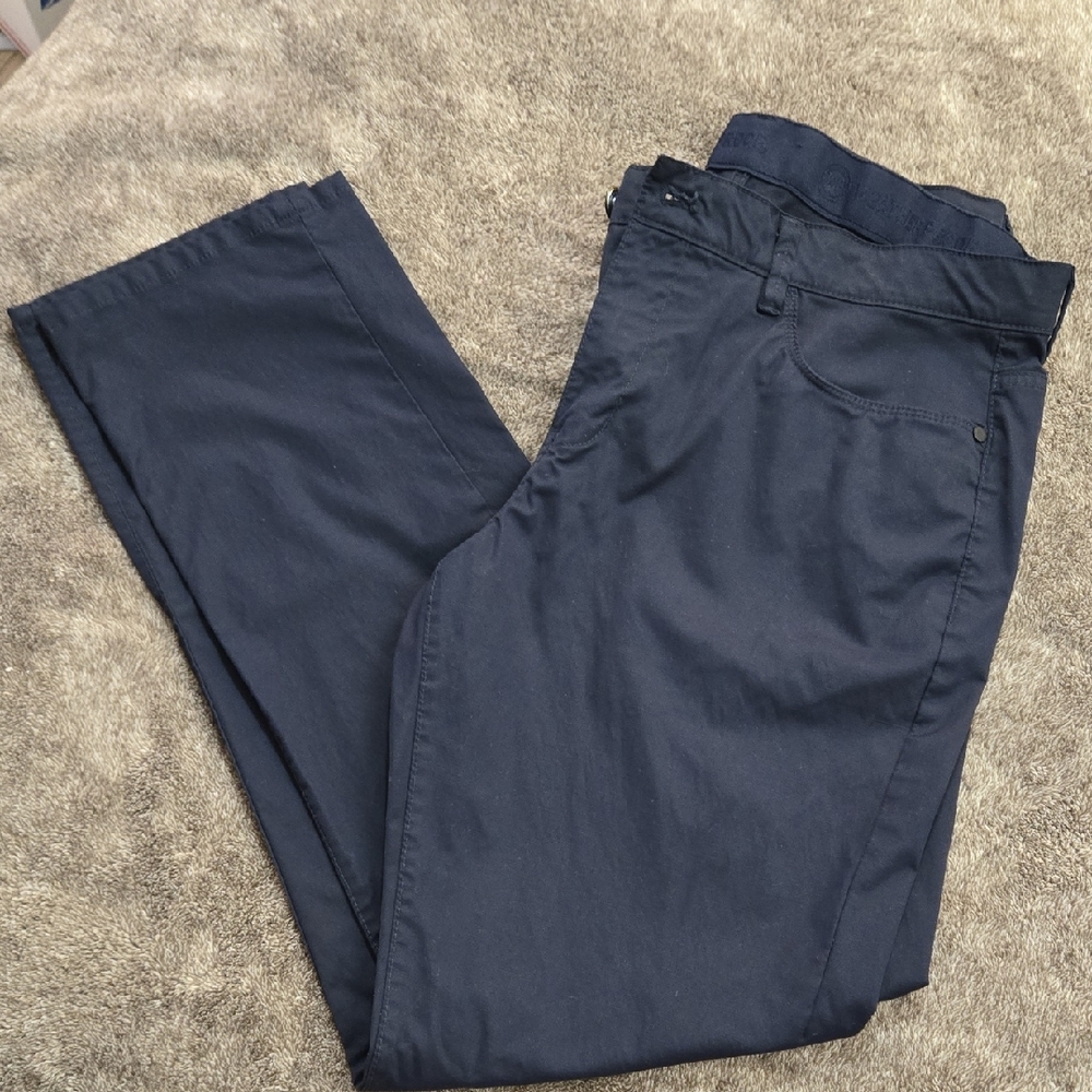 3 For 20 Men's Navy Casual Pants 34x32 Weather Proof